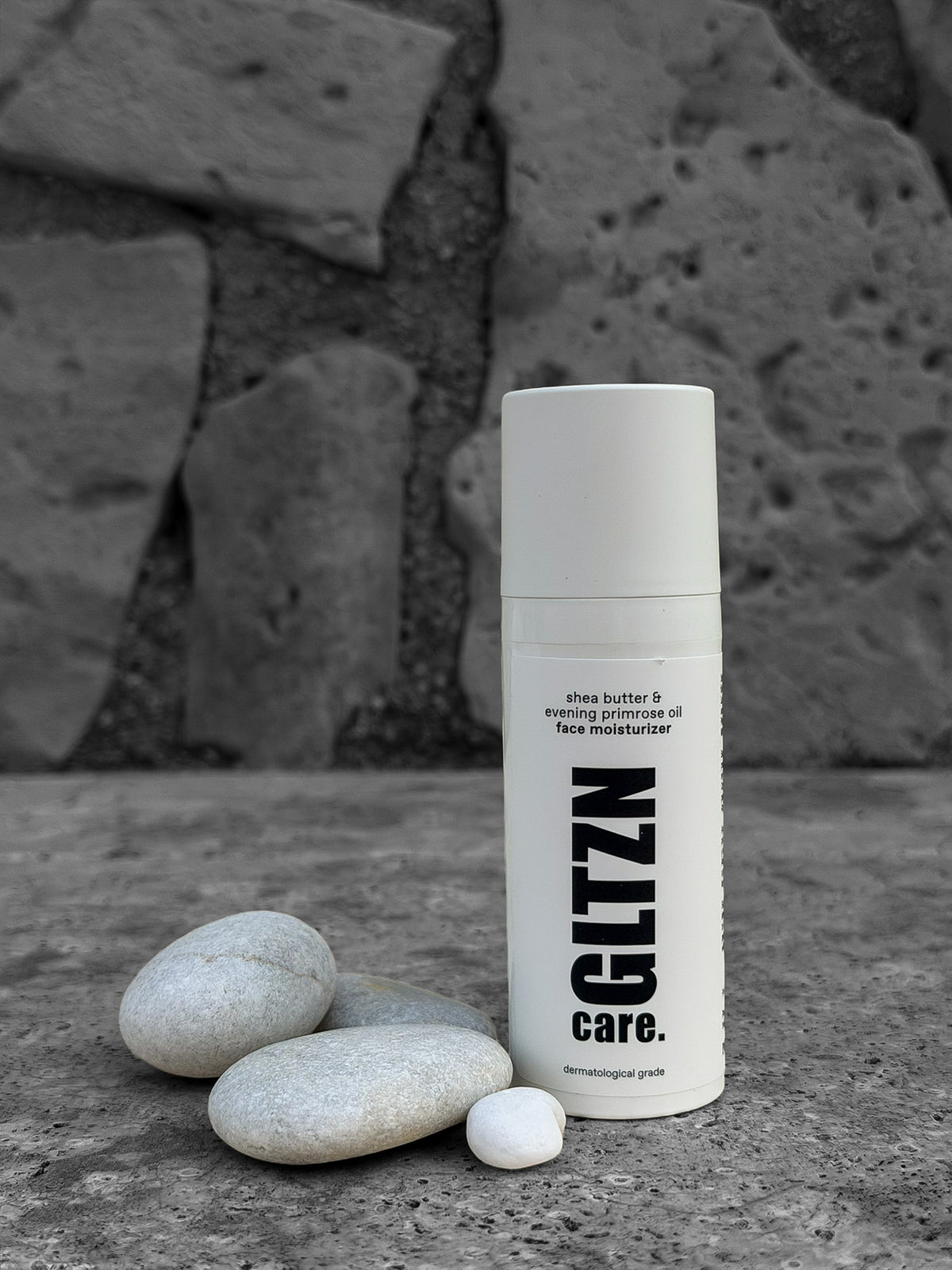 GLTZN care. Crème hydratante visage au beurre de karité et à l'huile d'onagre